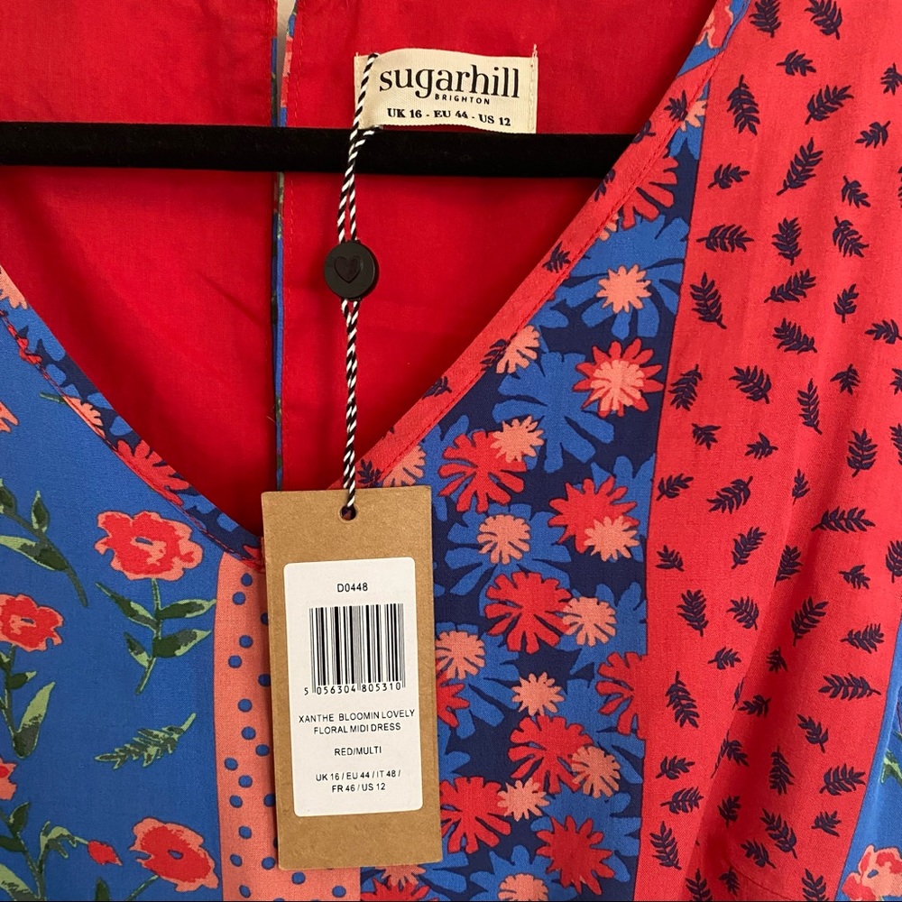 NWT Sugarhill Brighton Modcloth Floral Midi - Picture 4 of 6